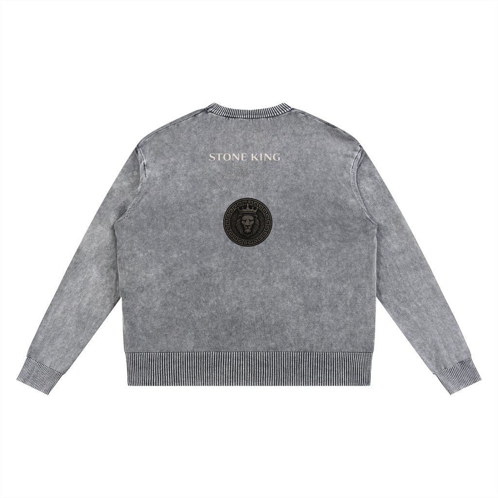 Mineral Wash Oversized Sweater