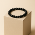 Round Stone Matte Black Onyx