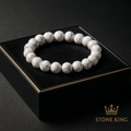 Round Stone White Howlite Bracelet