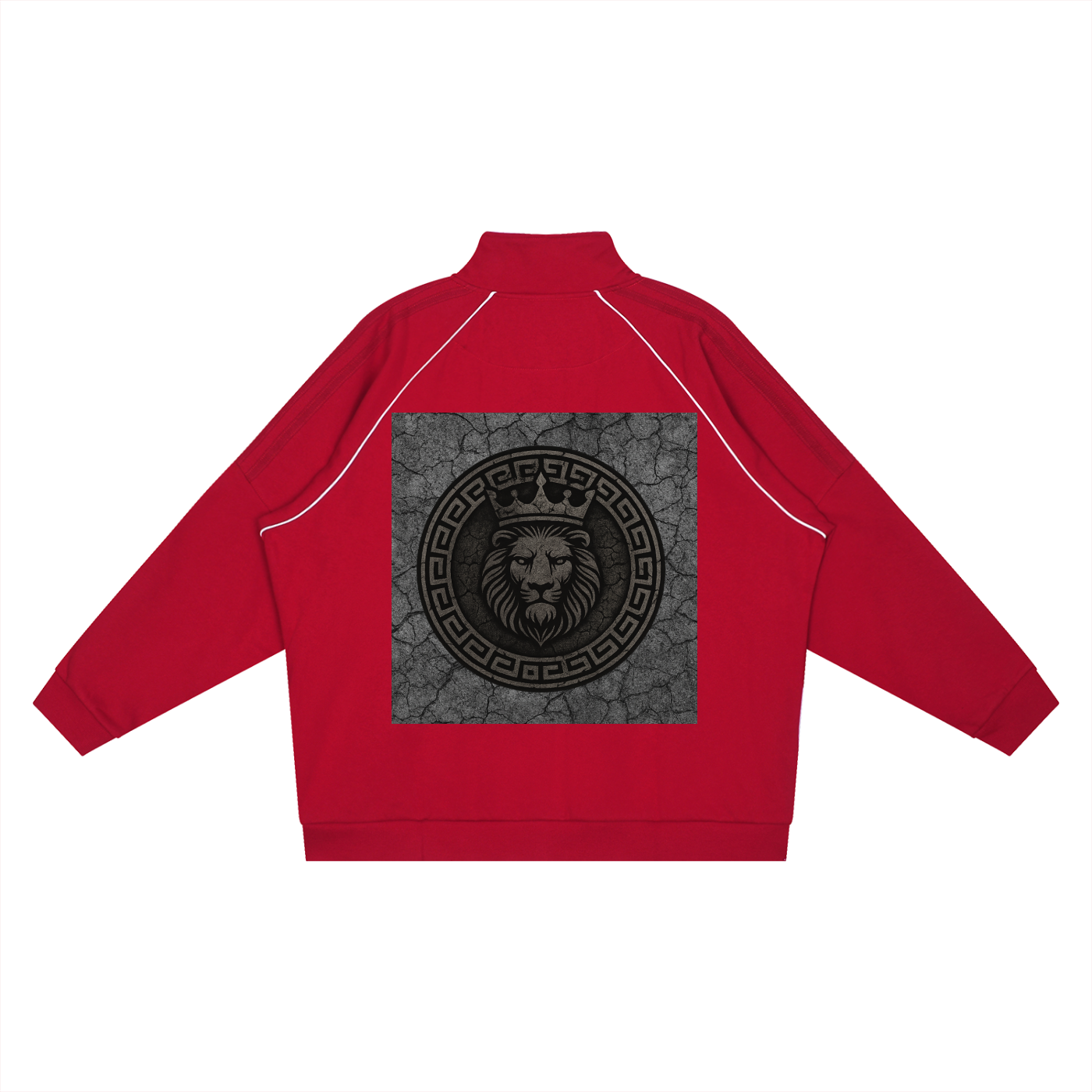 Reflection Striped Raglan Sleeve  Jacket