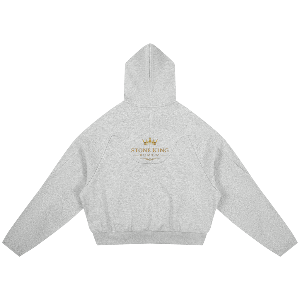 Curved Panel Raglan Hoodie