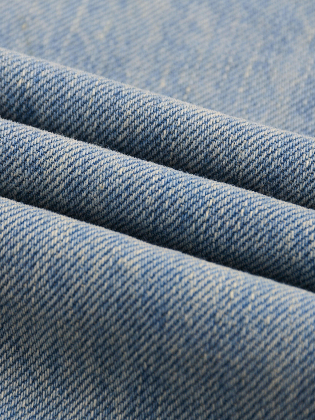 Sun Fade Raw Hem Denim Jeans